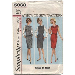 1960s Shift Dress Sewing Pattern